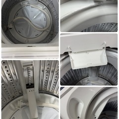 【🐤買取市場 6ヶ月保証】R659 ☀️ YAMADA / ヤマダ 洗濯機（洗濯4.5㎏) 21年製 YWM-T45H1 ⭐ 動作確認済 ⭐ クリーニング済の画像