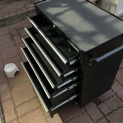【格安】アストロプロダクツ　工具箱　
キャビネット5段中古品の画像
