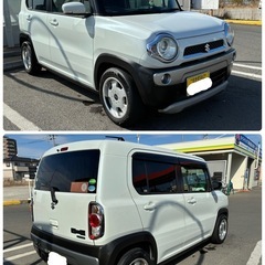 4WD ハスラー ワンオーナーレザーシート車高調、ETC、TVナビ車検付の画像