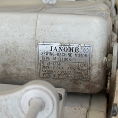 ジャノメ　ミシン　janome レトロ　アンティーク　M-11008の画像