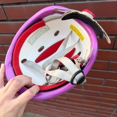 花柄ヘルメットの画像