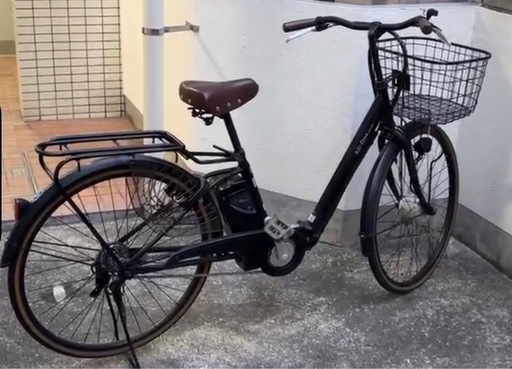 電動アシスト自転車 黒 バッテリー充電器あり 25,000円
