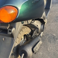 ★始動動画有り🛵💨　DIOフィット(AF27)　外装グリーンメタリックでキレイです✨　2ストなので加速は抜群❗️　走行距離5623km(メータ読み)  　原付　スクーター　50ccの画像