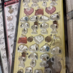 スヌーピー　シール　ぷくぷく立体　固め　4種　新品の画像