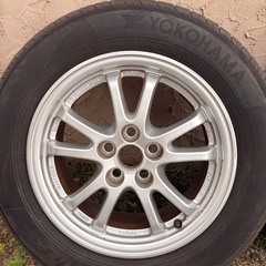 50プリウス純正YOKOHAMA 15インチ タイヤ・ホイールセット 4本の画像