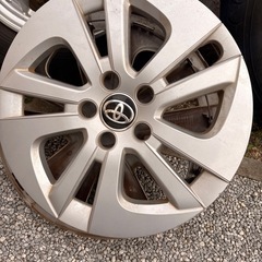 50プリウス純正YOKOHAMA 15インチ タイヤ・ホイールセット 4本の画像
