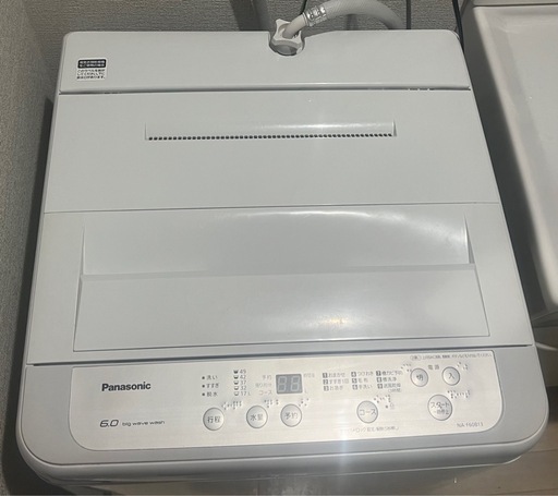 Panasonic 6.0 big  wave wash 2020年製造
