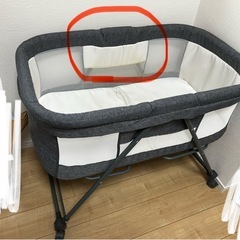 【受け渡し先決定】簡易ベビーベッド(プレイヤード)の画像