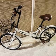 折畳み自転車の画像