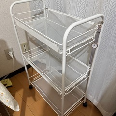 無料|キャスター付き キッチンワゴン 3（高さ75）の画像