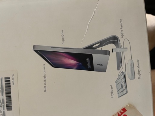 Apple iMac 20インチ Core 2 Duo 画面不良あり 現状渡し