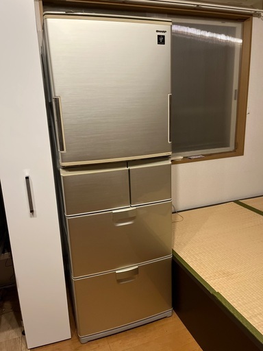 SHARP 冷蔵庫 SJ-PW38S-N 2010年製
