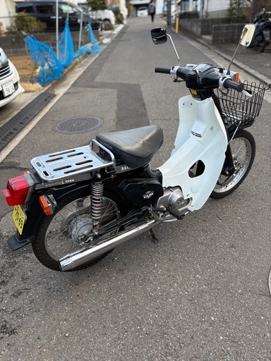 お買得週末値下げスーパーカブカスタムDX50〔新品キタコ75cc〕セル付タイヤ新品交換済