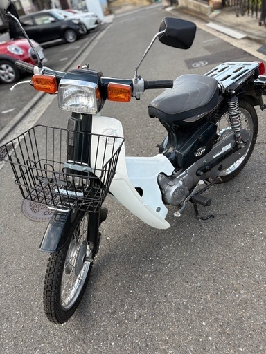 お買得週末値下げスーパーカブカスタムDX50〔新品キタコ75cc〕セル付タイヤ新品交換済