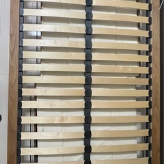 【無印良品】セミダブルベッド 一式の画像