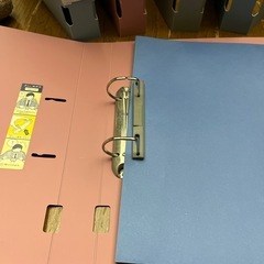 D-RING FILE     2HOLES 5冊セット　事務用品　文房具の画像