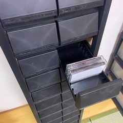あげます！カセットテープ収納ラック　大容量の画像