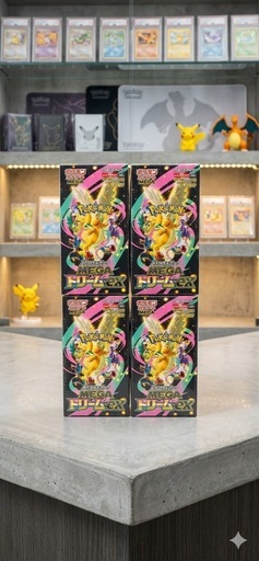 (4box)ポケモンカードゲーム MEGA ドリームEX シュリンク付