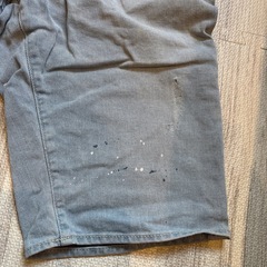 GAS グレー ダメージデニムショートパンツ
の画像