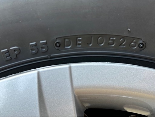 ハイエースバン新車外しタイヤホイールセット 