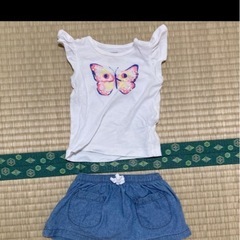 60-70 女の子 夏服6点セット ロンパース多めの画像