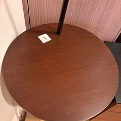 ランプ付き ベッドサイドテーブル 床頭台 セット  引越しのための画像