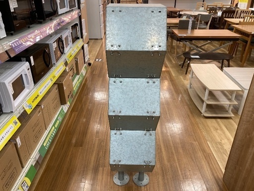 【軽トラック90分無料貸し出し】DULTONのメタルハニカムラック シルバー