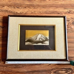 昭和時代 硝子額縁 絵画 美術品 骨董品  ①の画像