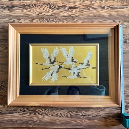 昭和時代 硝子額縁 絵画 美術品 骨董品  ③