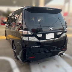 トヨタ　20ヴェルファイアブラックの画像