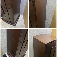 仏壇 レパード45号ダーク 床置型 幅40cm 高さ136cmの画像