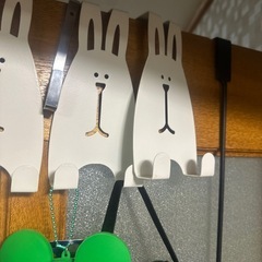 うさぎ ドアフック 4個の画像