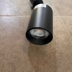 スポットライト　ブラック　ダクトレール用　4個の画像