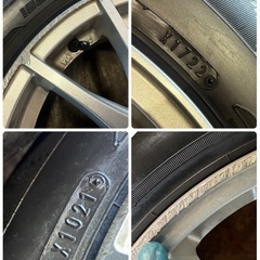 195/65R15🌈サマータイヤ+アルミセット🌈プリウス等‼️今から即戦力‼️5H×pcd100‼️の画像