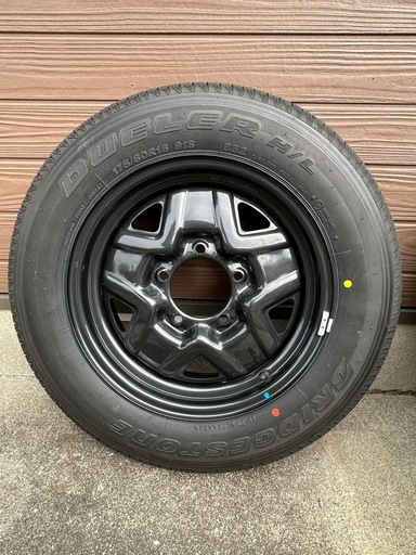 ジムニー新車外し　値下げ タイヤ、スチールホイール4本セット
