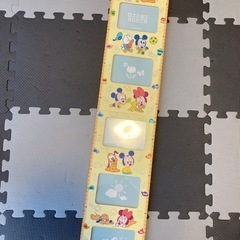 身長計　　　　　ディズニー　スケール　木製の画像