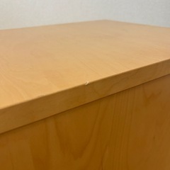 IKEA マルムチェスト（引き出し×2）ホワイトステインオークの画像