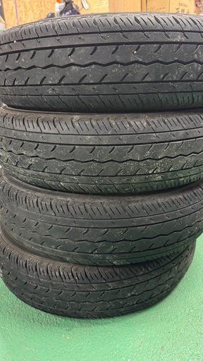 ホンダ純正12インチホイール　ノーマルタイヤ付き　ヨコハマRY52 145R12  4本セット