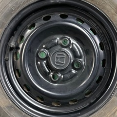 ホンダ純正12インチホイール　ノーマルタイヤ付き　ヨコハマRY52 145R12  4本セットの画像