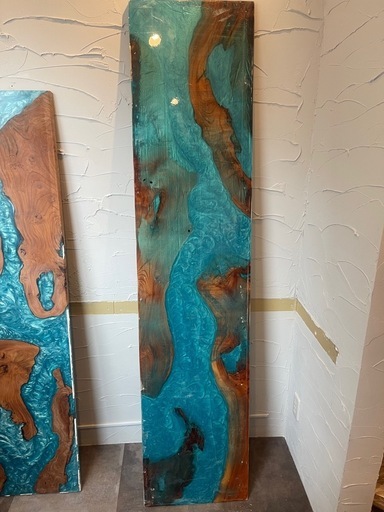 レジン 一枚板　リバーテーブル　 カウンター 約2m バーカウンター 店舗什器 DIY