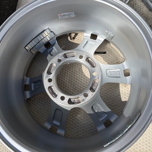 【未走行】Weds KEELER FORCE キーラーフォース 16インチ 7.0j +5 pcd139.7 6h 美品未走行 プラド ランクル ハイラックス等