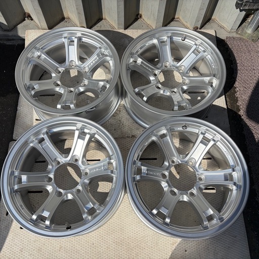【未走行】Weds KEELER FORCE キーラーフォース 16インチ 7.0j +5 pcd139.7 6h 美品未走行 プラド ランクル ハイラックス等