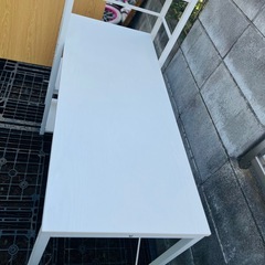 ニトリ システムデスク ZACKEY110 白 パソコンデスク
の画像