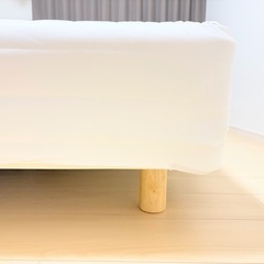 無印良品足付きマットレスシングルポケットコイルの画像