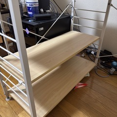 【直接引取限定】エア・リゾーム L字型デスク merrily（2脚あり/まとめ買い歓迎）の画像