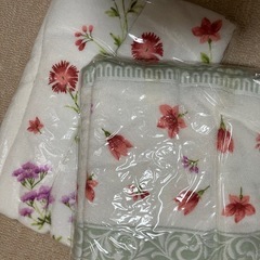 花柄バスタオル大判の画像