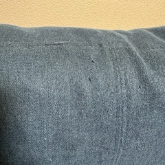 緊急青ソファー の画像