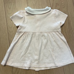 2着セット　組曲　KUMIKYOKU 90 ピンクドット 双子コーデの画像