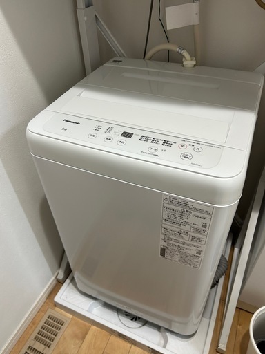 Panasonic 洗濯機　5.0kg 2023年式