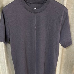 NIKE ナイキ DRI-FIT Tシャツ Lサイズ ブラック スウォッシュロゴの画像